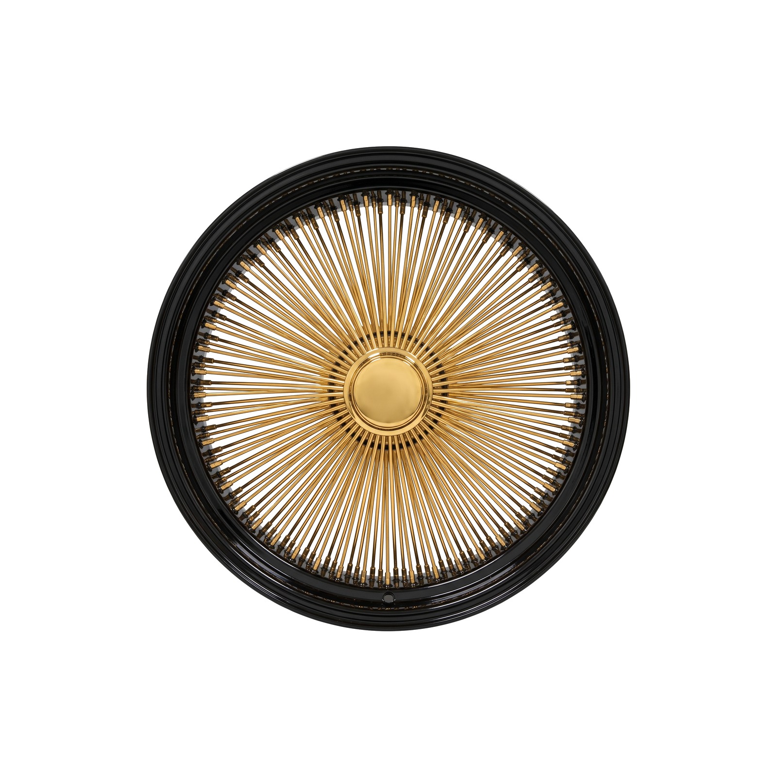 VXN Baron (KL303) wheel in Black / Gold Wire